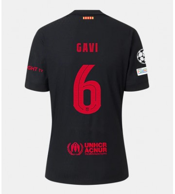 Barcelona Paez Gavi #6 Replica Away Stadium Shirt 2024-25 Short Sleeve